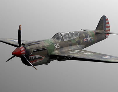 P-40 Warhawk plane [WIP]