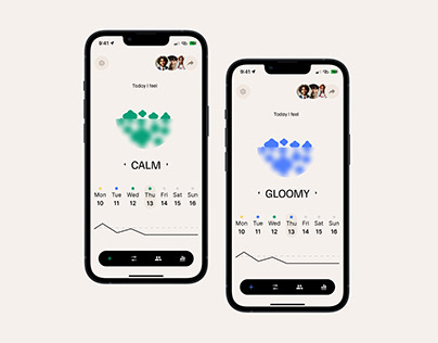 Project thumbnail - Design Challenge #69 | Mood Tracker Mobile App