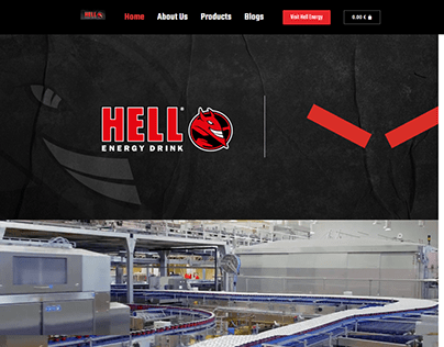 Hell Energy Drink Reseller Website