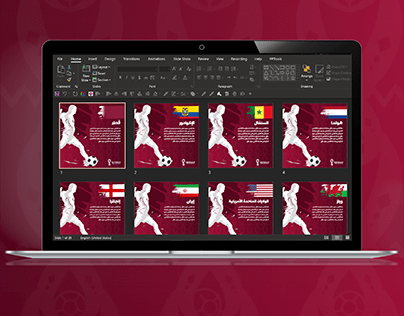 PowerPoint Template for World Cup Qatar 2022