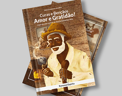 Project thumbnail - Curas e Bençãos - Amor e Gratidão - Capa do Livro