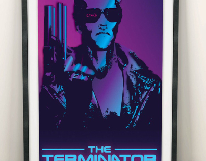 Terminator Poster: Neo Noir Style