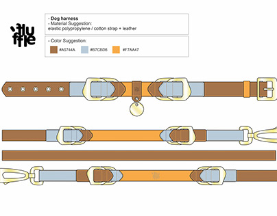 Project thumbnail - "Pashmak" dog collar and leashe set