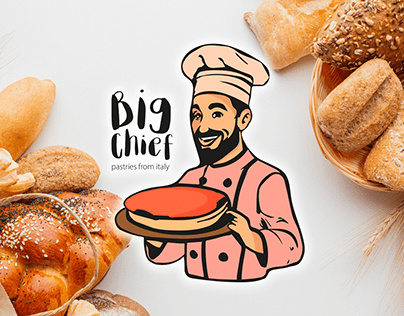 Фирменный стиль пекарни Big Chief | brand identity