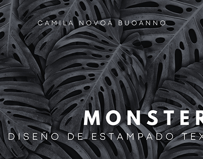 Print Design / Monstera