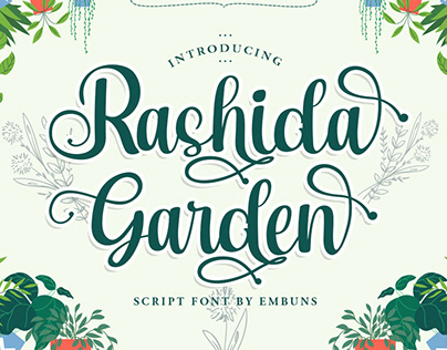 Rashida Garden - Calligraphy