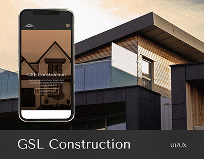 Web site design for building company GSL Construction