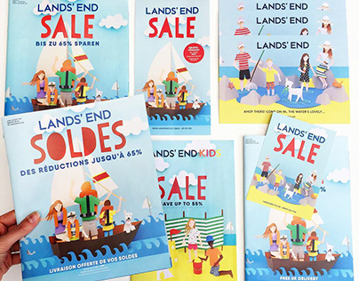 Summer Sale Campaign for Lands' End