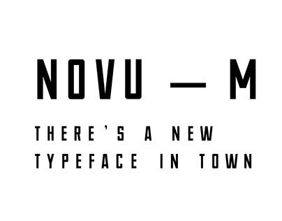 NOVU — M Free Font