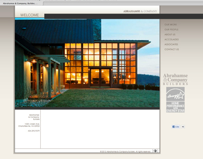 Abrahamse & Co. Builders Website