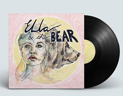 Ella & the bear - Vinyl cover