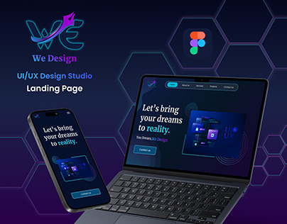We Design (UI/UX Design Studio Landing Page)