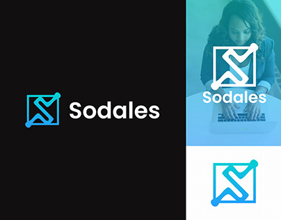 Sodales Digital Agency Logo-Modern S Letter Logo-Brand
