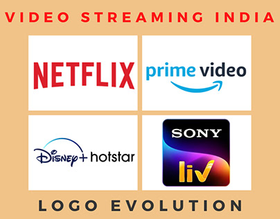 Logo Evolution of Video Streaming Services in India