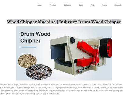 Wood Chipper Machine | Industry Drum Wood Chipper