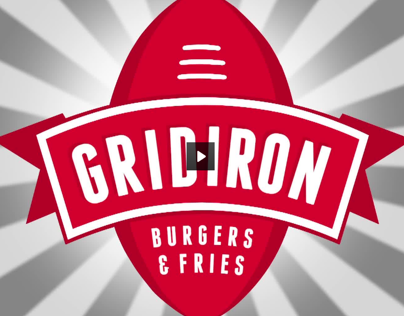 Gridiron Burgers Digital Signage