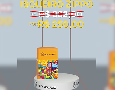 Motion Design Isqueiro Zippo