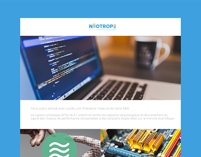 Technology Newsletter Design - Neotrope