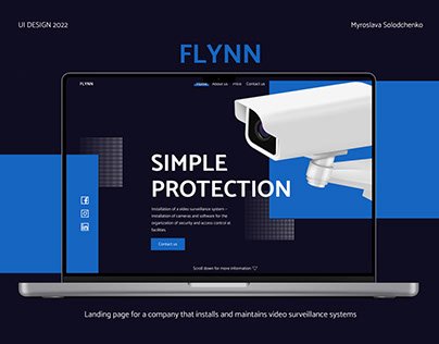 Flynn Cameras: Landing page. Video surveillance systems