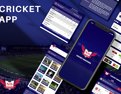 Cricket App UI Design