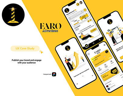 FARO - Social Media Ads App (UX Case Study)