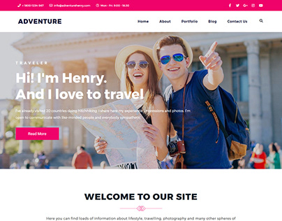 Project thumbnail - Adventure Tour and Travel Ready Made WordPress Theme