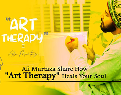 Ali Murtaza Shares How "Art Therapy" Heals Your Soul