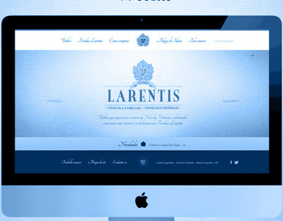 Larentis Wines Website  //  In Progress