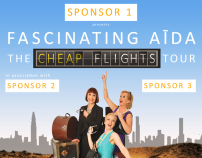 Cheap Flights Tour Poster Design