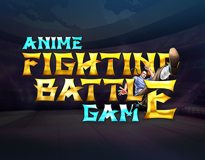 Anime Fighting game title design