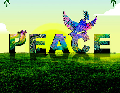 Peace typography