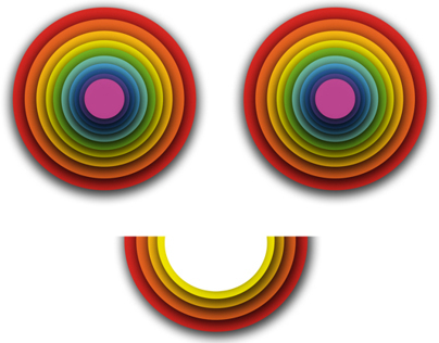 Rainbow Happy Unhappy