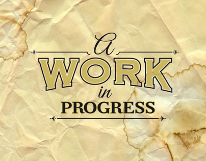 "A Work In Progress" - Album Covers