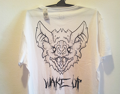 Wake up shirt design.