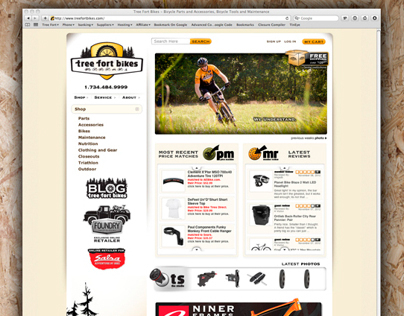 Tree Fort Bikes Website