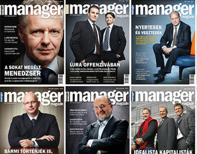 Manager Magazin Hungary covers