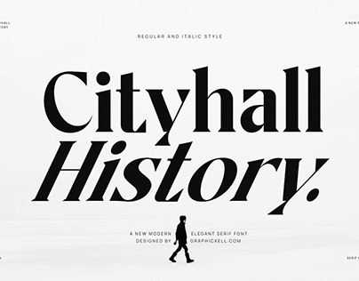 Cityhall History Family Serif text Font