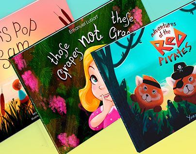 Cover design for children's books