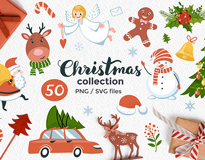 Christmas graphic collection