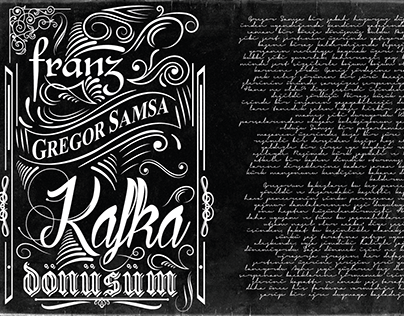 Franz Kafka Metamorphosis Typography - 2