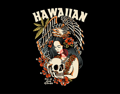 Hawaiian Design Illustration