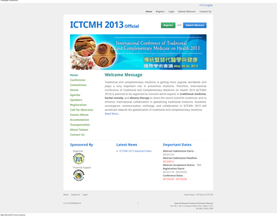 ICTCMH 2013 - An Conference & Online Manuscript Website