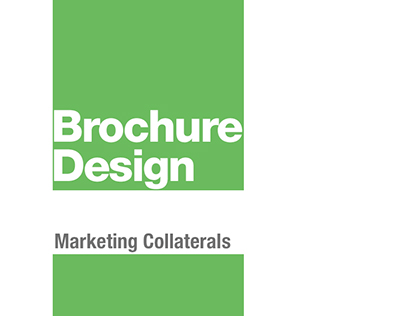 Brochure Design - Marketing Collaterals
