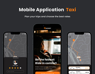Taxi - Mobile app design