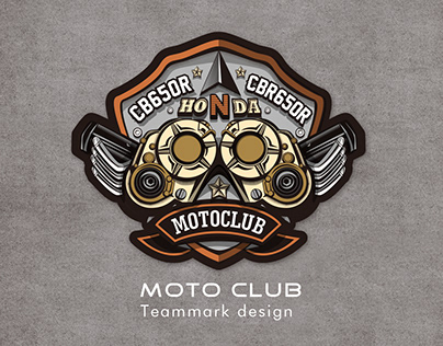 HONDA CB650R CBR650R Motoclub logo design 車隊標誌設計