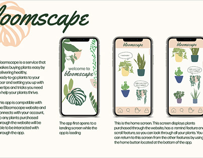 Bloomscape Interactive App