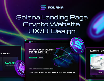 Solana Landing Page | Crypto Website | Web App