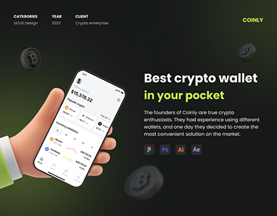 IOS App Design for Crypto Wallet |UX Design | UI Design
