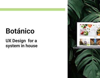 UX Design - Botánico