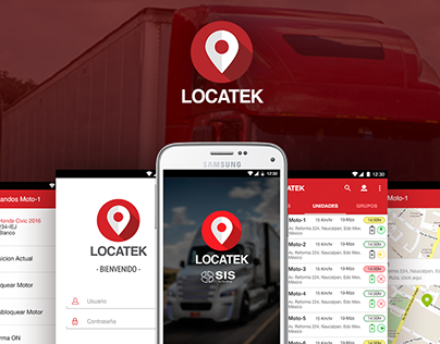 App Locatek - UI - UX (Android IOS)
